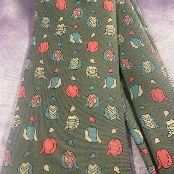 Hermes Other - HERMES Equestrian Silk Tie